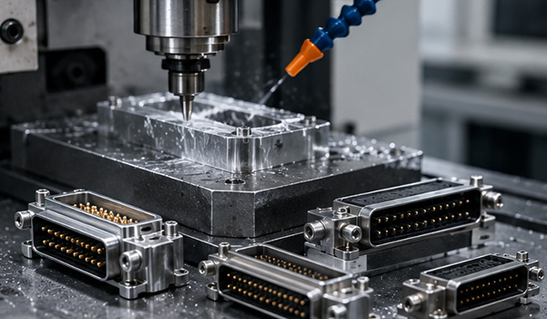 Precision manufacturing of rectangular electrical connector components