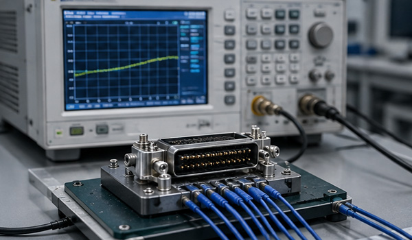Electrical inspection and testing of rectangular connectors
