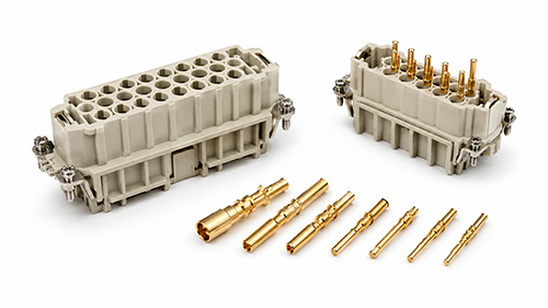 Connector Contact and Insert Combination