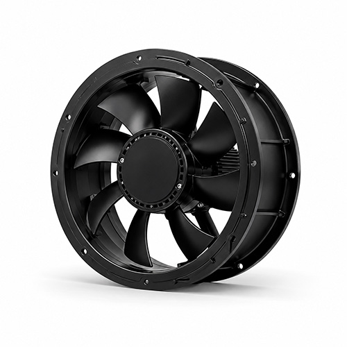 Compact electronic cooling fan