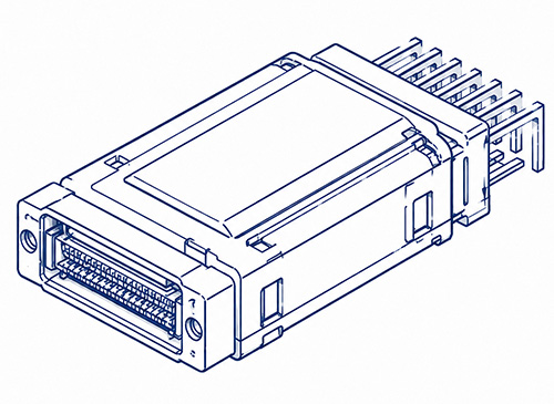 High-speed data connector configuration