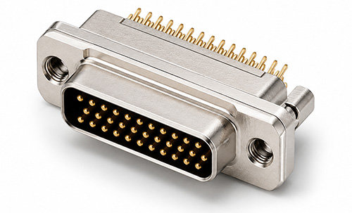 J30J Series metal shell micro rectangular connectors