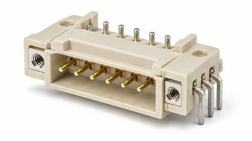 Right Angle PCB Connector Contacts